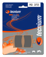 Tecnium MX / ATV Poussinets de frein en métal fritté - MO372 1022898