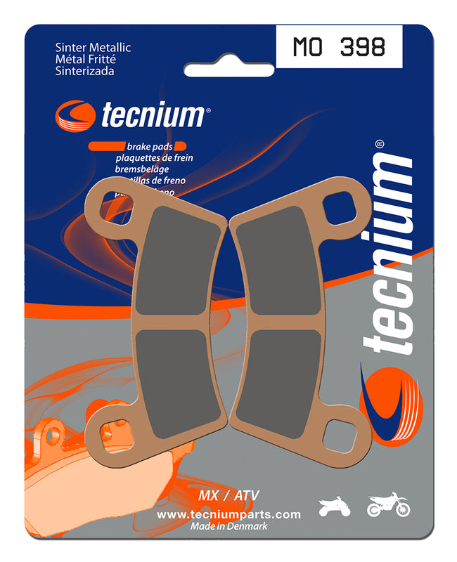 Tecnium MX / ATV Poussinets de frein en métal fritté - MO398 1022902