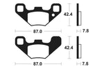 Tecnium MX / ATV Poussinets de frein en métal fritté - MO405 1022904