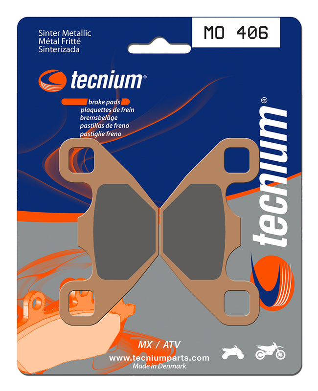 Tecnium MX / ATV Poussinets de frein en métal fritté - MO406 1022905