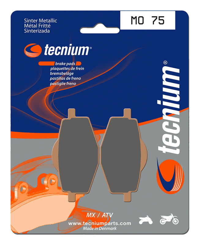 Tecnium MX / ATV Poussinets de frein en métal fritté - MO75 1022918