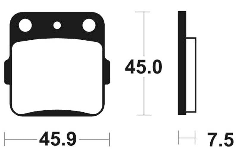 Tecnium MX / ATV Poussinets de frein en métal fritté - MO92 1022925