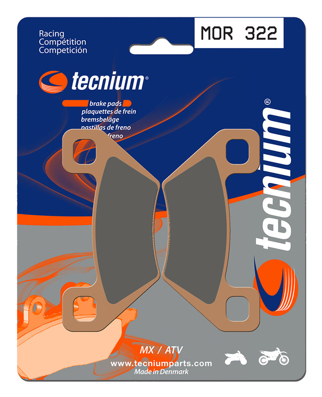 Tecnium Racing MX / ATV Poussinets de frein en métal fritté - MOR322 1022987