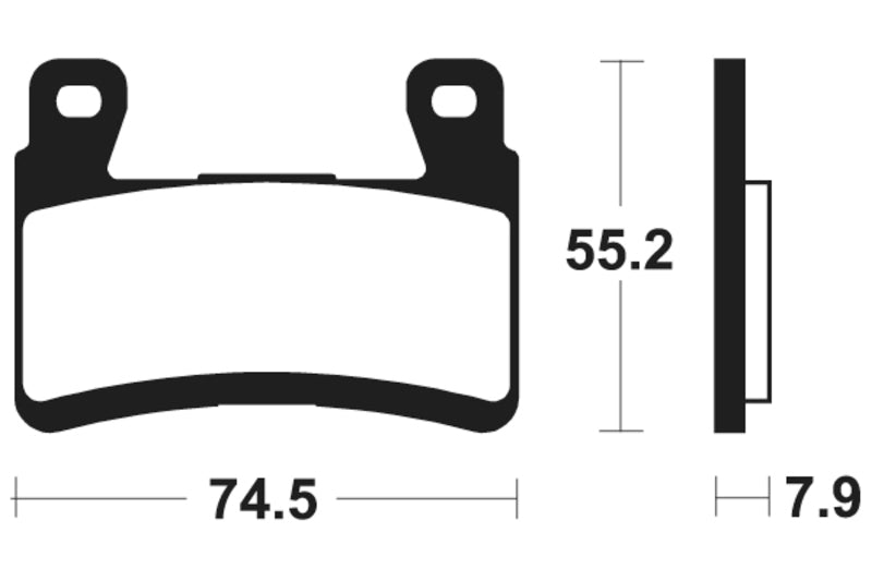 Tecnium Racing Poussinets de frein en métal fritté - MRR394 1023150