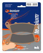 Tecnium Maxi Scooter Sintered Metal Brake Pads - MSS222 1023189