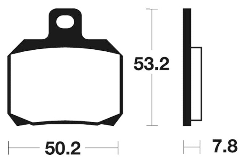 Tecnium Maxi Scooter Sintered Metal Brake Pads - MSS230 1023192