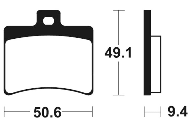 Tecnium Maxi Scooter Sintered Metal Brake Pads - MSS247 1023195