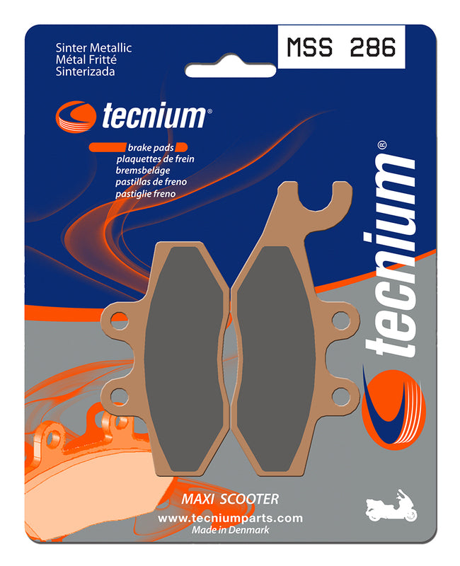 Tecnium Maxi Scooter Sintered Metal Brake Pads - MSS286 1023206