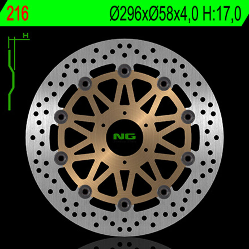 Ng disc de frein tour 216