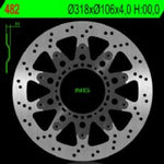 Ng brake disc round 482