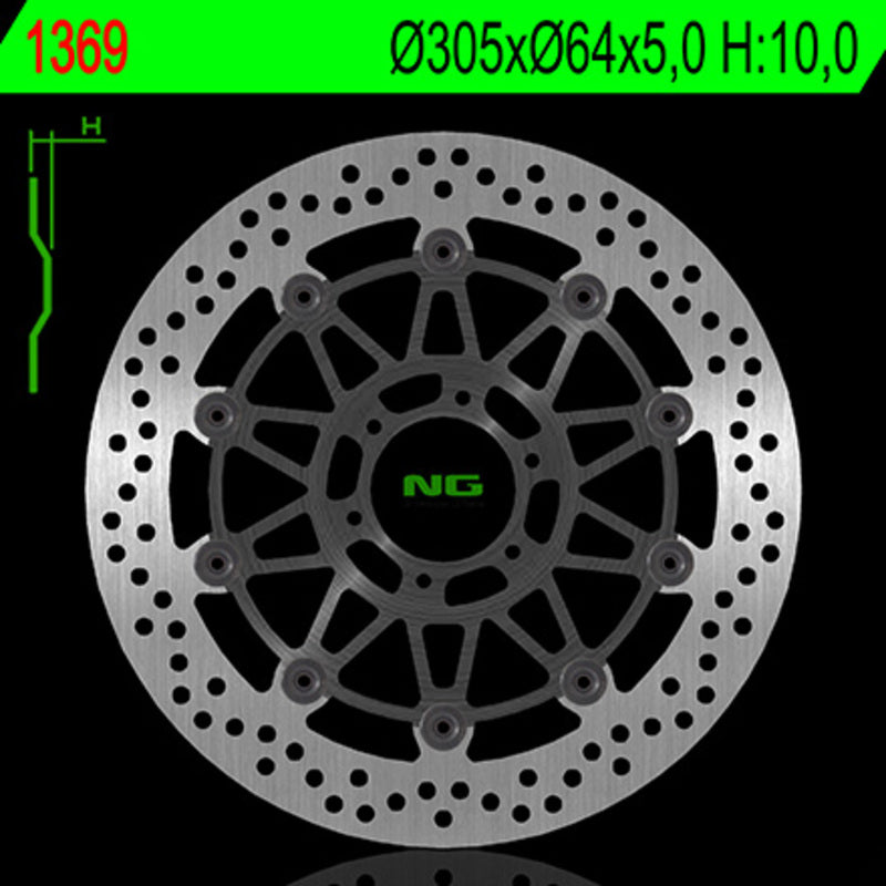 Ng disc de frein tour 1369