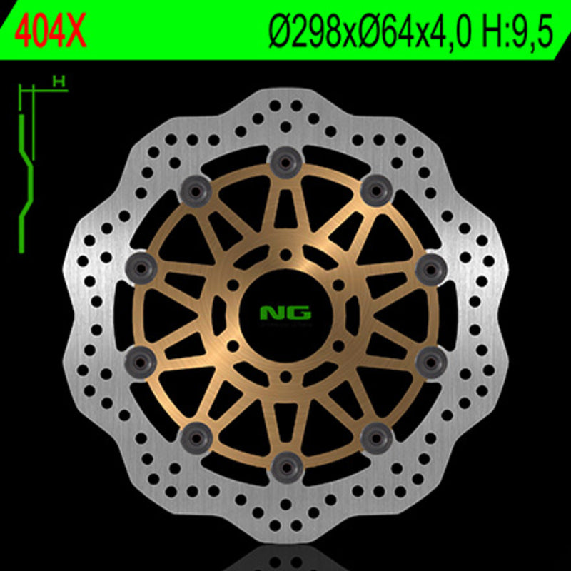 Ng de disque de frein Wave 404X