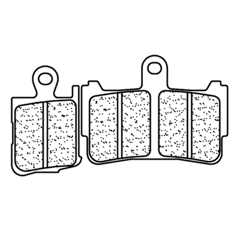 Plaquettes de frein en métal fritté CL BRAKES Street - 1216A3+ 1216A3+ 