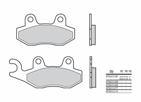 Brembo Street Fintered Metal Pavillons - 07SU12SP 07SU12SP