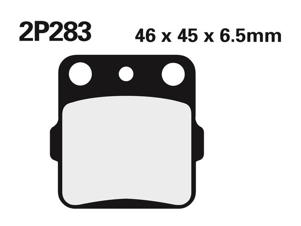 Nissin Street / Off-Road Fintered Metal Brake Pads-2p-283st 2p-283st