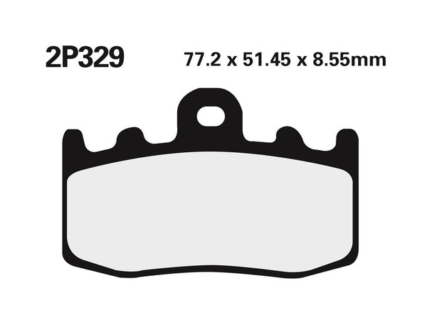 Nissin Street / Off-Road Fintered Metal Brake Pads-2P-329st 2P-329st