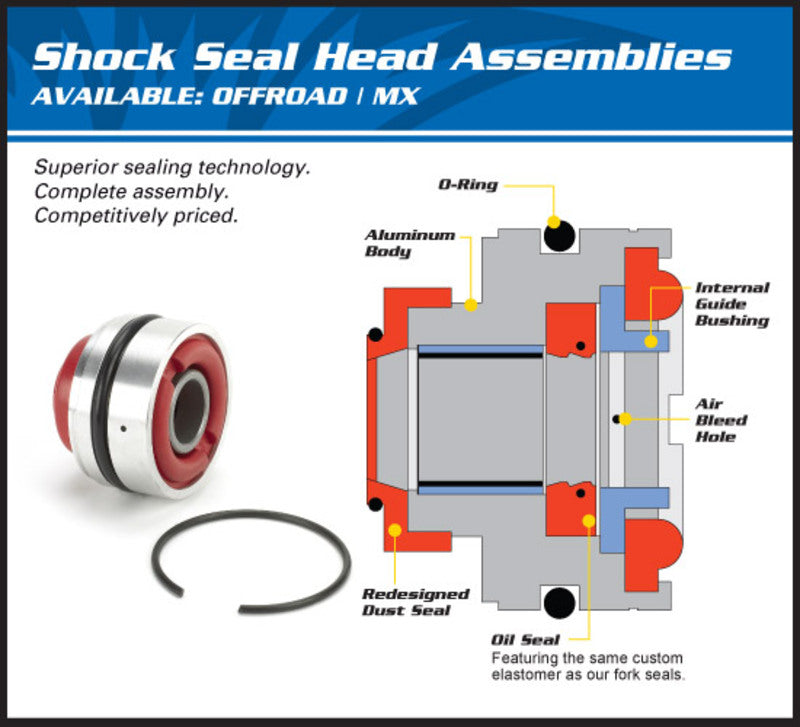 ALL BALLS Shock Absorber Rod Seal 37-1010