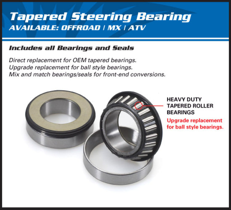 ALL BALLS Steering Shaft Bearing Kit Honda 22-1037