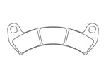 CL BRAKES ATV Sintered Metal Brake pads - 1247ATV1 1247ATV1