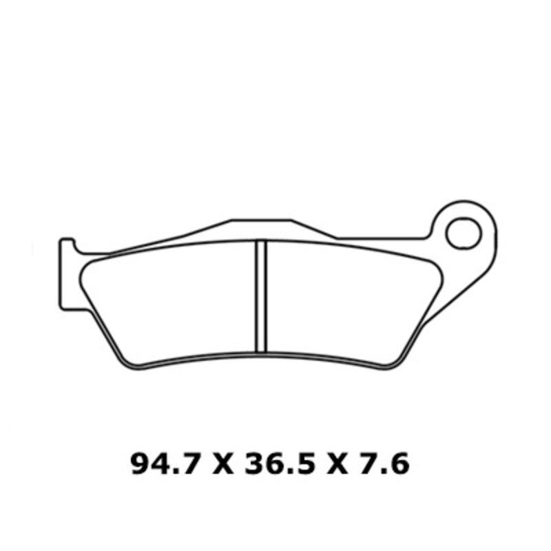 CL BRAKES Street Sintered Metal Brake pads - 1258XBK5 1258XBK5