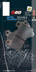 CL BRAKES Plaquettes de frein en métal fritté Racing - 2252C60 2252C60 