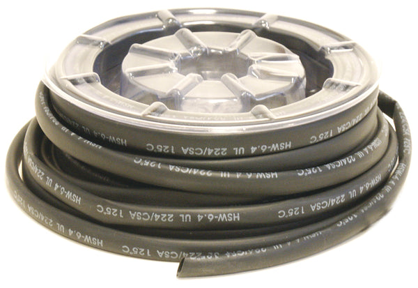 Rouleau Bihr avec tube rétractable noir Ø3.2 mm - 15 mètres - A0016421