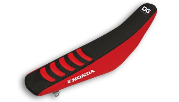 Blackbird Double Grip 3 Saddle Cover - Red / Black - Honda CRF250R / 450R 1145H