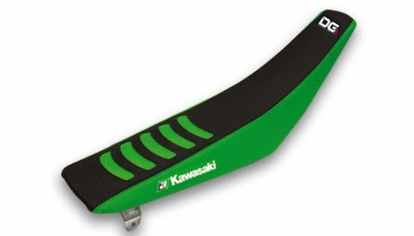 Blackbird Double Grip 3 Saddle Cover - noir / vert - Kawasaki KX250F / KX450F 1430H