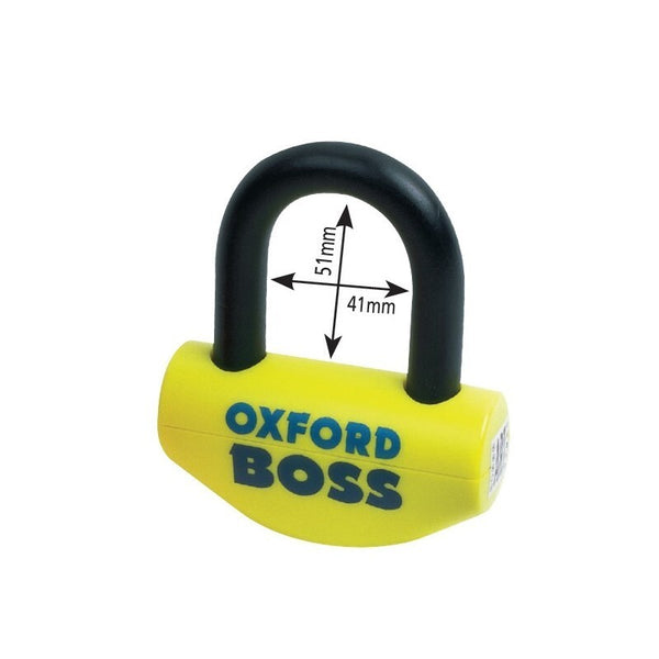 Lock de frein à disque Oxford Boss - Jaune