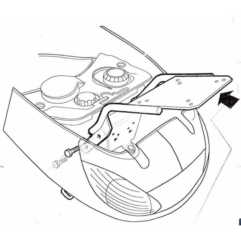 Ensemble d'adaptation maître de Shad Top - Peugeot P0V59T