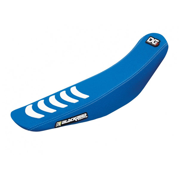 Blackbird Double Grip 3 Saddle Cover - Bleu / White TM 1806H