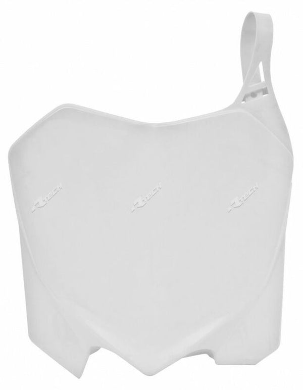 Plaque d'immatriculation avant Racetech White Honda CRF250R / 450R R-TBCRFBN0009