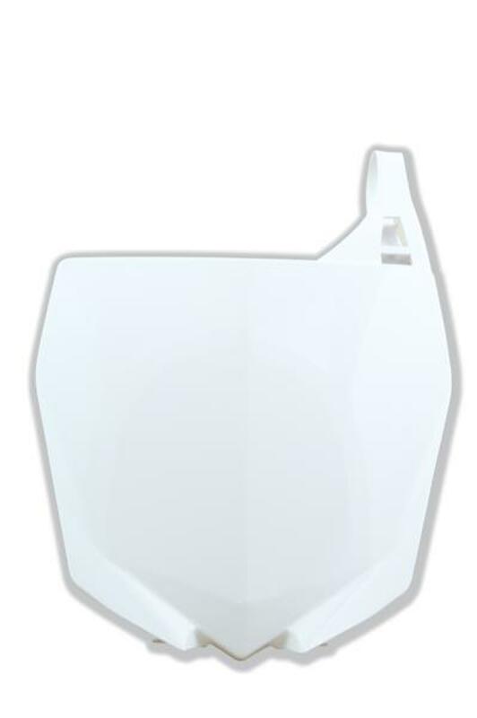 Racetech avant plaque d'immatriculation Husqvarna White Yamaha R-TBYZFBN0010
