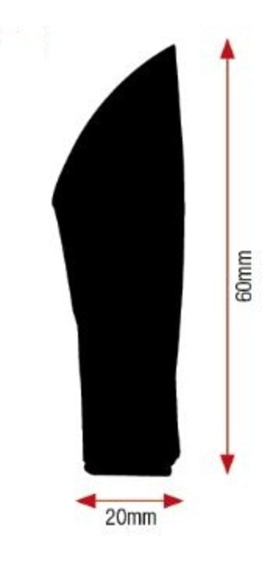 V Parts Spike LED - clignotements avec feux de stationnement (noir, 6pf99t091b)