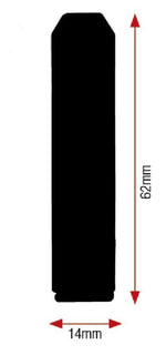 V Les indicateurs LED de ligne de pièces noir 6pg99t091b