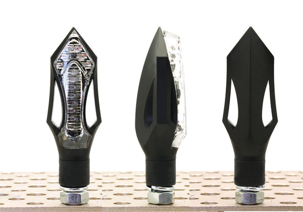 V Parts de flèche LED Blinkers - Black | Universel | 6PJ99T091B (PAR)