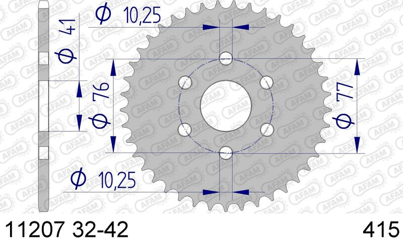 AFAM Aluminium Ultra -light Spropet 11207 - 415