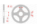 AFAM Steel standard Sprock arrière 12100 - 420