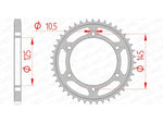 AFAM Steel standard Sprock arrière 12603 - 525