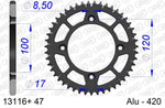 AFAM Aluminium Ultra -light Hard Anodisé arrière Spropet 13116 - 420