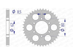 AFAM Aluminium Ultra -light Hard Anodivied Spropet 13208 - 428