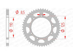 AFAM Steel standard arrière arrière 14109 - 420