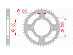 AFAM Steel standard arrière arrière 14213 - 428