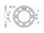 AFAM Aluminium Ultra-Light autonettoyant Spropet arrière 15104-428