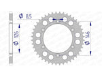 AFAM aluminum rear spoken 15203 - 520