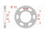 AFAM Steel standard arrière arrière 50609 - 525