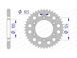 Pignon arrière en aluminium AFAM 51609 - 525