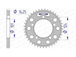 Pignon arrière en aluminium AFAM 72801 - 525