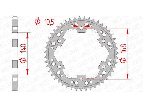 AFAM Steel standard SPROPET 92635 - 525 92635-47