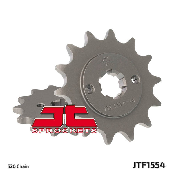 Le pignon avant standard de JT Sprock's Steel 1554 - 520 JTF1554.13